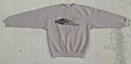 Vintage Y2K 2000s Harley Davidson Beige L Crewneck Sweatshirt USA Pocket... - $392.51 MXN