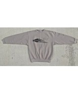 Vintage Y2K 2000s Harley Davidson Beige L Crewneck Sweatshirt USA Pocket... - $394.09 MXN