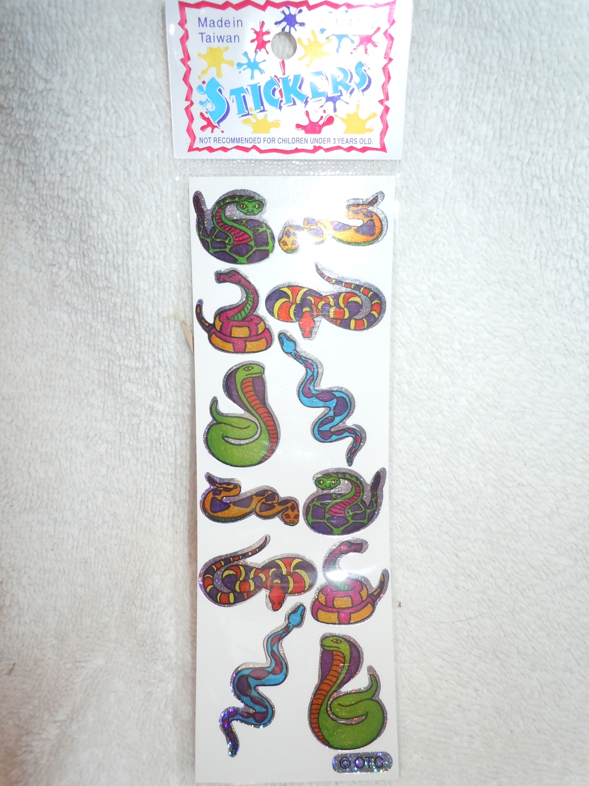 Snake Holographic Stickers New - $1.25