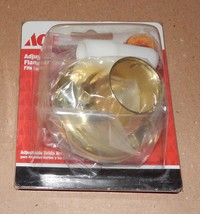 Ace Hardware Adjustable Polished Brass Flange &amp; Nipple Short &amp; Long 4659... - £7.46 GBP