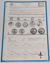 BETTLACH Cal 8800 8801 8804 8827 8810 8815 Technical Bulletin Parts Diag... - $442.69 MXN