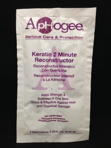 APHOGEE KERATIN 2 MINUTE RECONSTRUCTOR ADDS STRENGTH SOFTNESS  0.35oz - $1.99