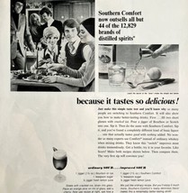 1972 Southern Comfort Advertisement Life XL Vintage Sour Recipe - £16.03 GBP