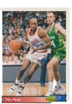 Ted Perry 76ers Forward 1992-93 Upper Deck Card # 393 Near Mint - £1.24 GBP