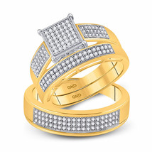 Authenticity Guarantee

10kt Yellow Gold His Hers Round Diamond Square M... - £749.60 GBP