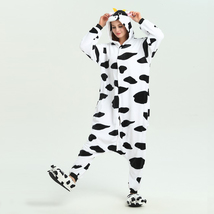 Adult Kigurumi Animal Onesies Jumpsuit Costume Pajamas Sleepwear Cow Cosplays - £18.89 GBP