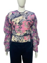 Isabel Marant Etoile Women&#39;s Floral Printed Halita Quilted Wrap Crop Top M 36 - £199.99 GBP