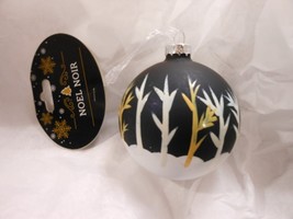 Noel Noir &quot; Snowy Winter Scene&quot; Ornament Ball NEW 3 1/2&quot; - $183.94 MXN