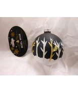 Noel Noir &quot; Snowy Winter Scene&quot; Ornament Ball NEW 3 1/2&quot; - $181.52 MXN