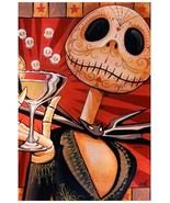 Jack Celebrates the Dead Fine Lowbrow Art Print Mike Bell 18X12 NWT Nigh... - $19.00