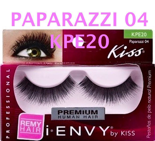 I ENVY BY KISS EYELASHES PAPARAZZI 04- KPE20 100% HUMAN HAIR EYELASHES - $1.99