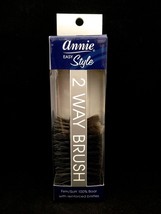 Annie Easy Style 2 Way Brush FIRM/ Soft 100% Boar With Reinforced Bristle #2079 - $4.98