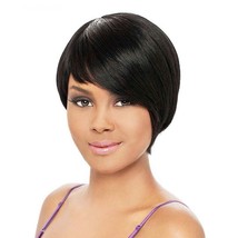 It&#39;s A Wig 100% Human Hair Luxurious Remi Hh Remi Cory Short Tapered Cut Wig - £29.09 GBP