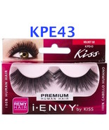 I ENVY BY KISS EYELASHES VELVET 02 ( KPE43 )100% HUMAN HAIR FULL STYLE L... - $37.30 MXN