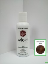 Creative Image Adore Semi Permanent Hair Color #104 Sienna Brown 4oz - £4.46 GBP