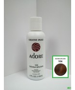 CREATIVE IMAGE ADORE SEMI PERMANENT HAIR COLOR #104 SIENNA BROWN 4oz - $7.59 CAD