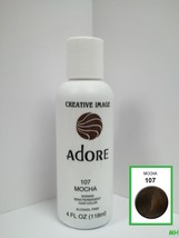 Creative Image Adore Semi Permanent Hair Color #107 Mocha 4oz - £4.39 GBP