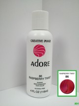 Creative Image Adore Semi Permanent Hair Color #86 Raspberry Twist 4oz - £4.31 GBP