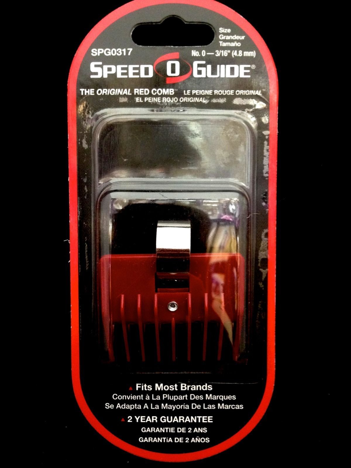 SPEED O GUIDE THE ORIGINAL RED COMB FITS MOST BRANDS SIZE No. 0A 5/16" 7.9mm - $2.99