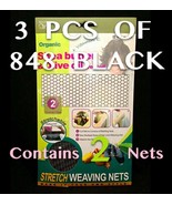 LOTS OF 3 QFITT SHEA BUTTER &amp; OLIVE OIL TREATED STRETCH WEAVING NETS #84... - $8.99
