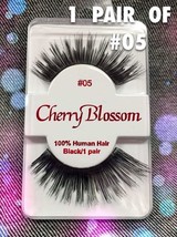 Cherry Blossom Eyelashes Style #05 -100% Human Hair Choose From Veriety Qty Set - £1.48 GBP+