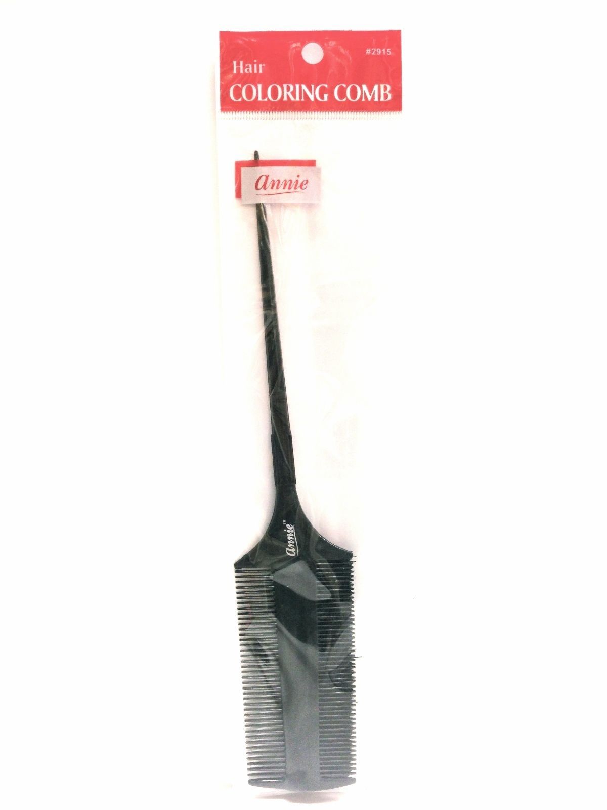 ANNIE TINT BRUSH DYE BRUSH DOUBLE SIDED HAIR COLORING COMB  9"x1.5" #2915 - $1.89
