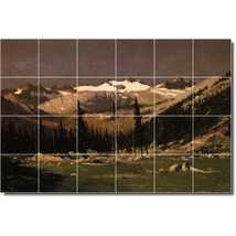 William Bradford Landscape Painting Ceramic Tile Mural P01011 - £191.84 GBP+