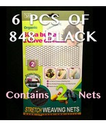 LOT OF 6 PACKS OF QFITT SHEA &amp; OLIVE OIL TREATED STRETCH WEAVING NETS #848 - $14.99