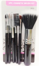 BLOSSOM 6 PIECE COSMETIC MINI BRUSH KIT BRUSHES ABOUT 4.5&quot; LONG MAKEUP #... - $6.99