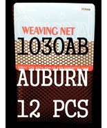 12 LOTS  THE CHALLENGER WEAVING NET FOR SYNTHETIC&amp; HUMAN HAIR AUBURN 1030AB - $16.99