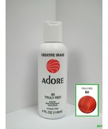 CREATIVE IMAGE ADORE SEMI PERMANENT HAIR COLOR #60 TRULY RED 4oz - $7.59 CAD