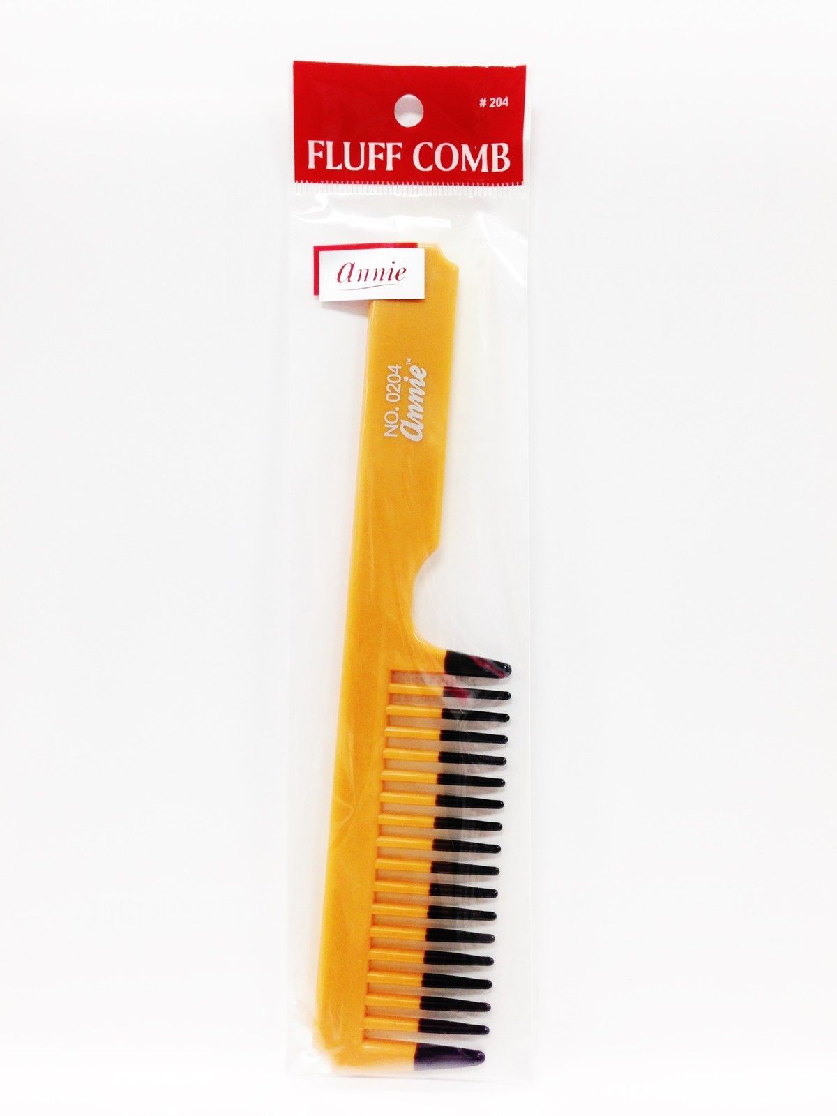 ANNIE FLUFF COMB #204 8.75" x 2" COLOR: ASSORTED - $1.00