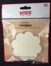 KISS NEW YORK 8 PACK WEDGES FOR USE WITH LIQUID FOUNDATION WED03 - $1.99