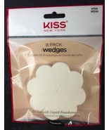 KISS NEW YORK 8 PACK WEDGES FOR USE WITH LIQUID FOUNDATION WED03 - $1.99