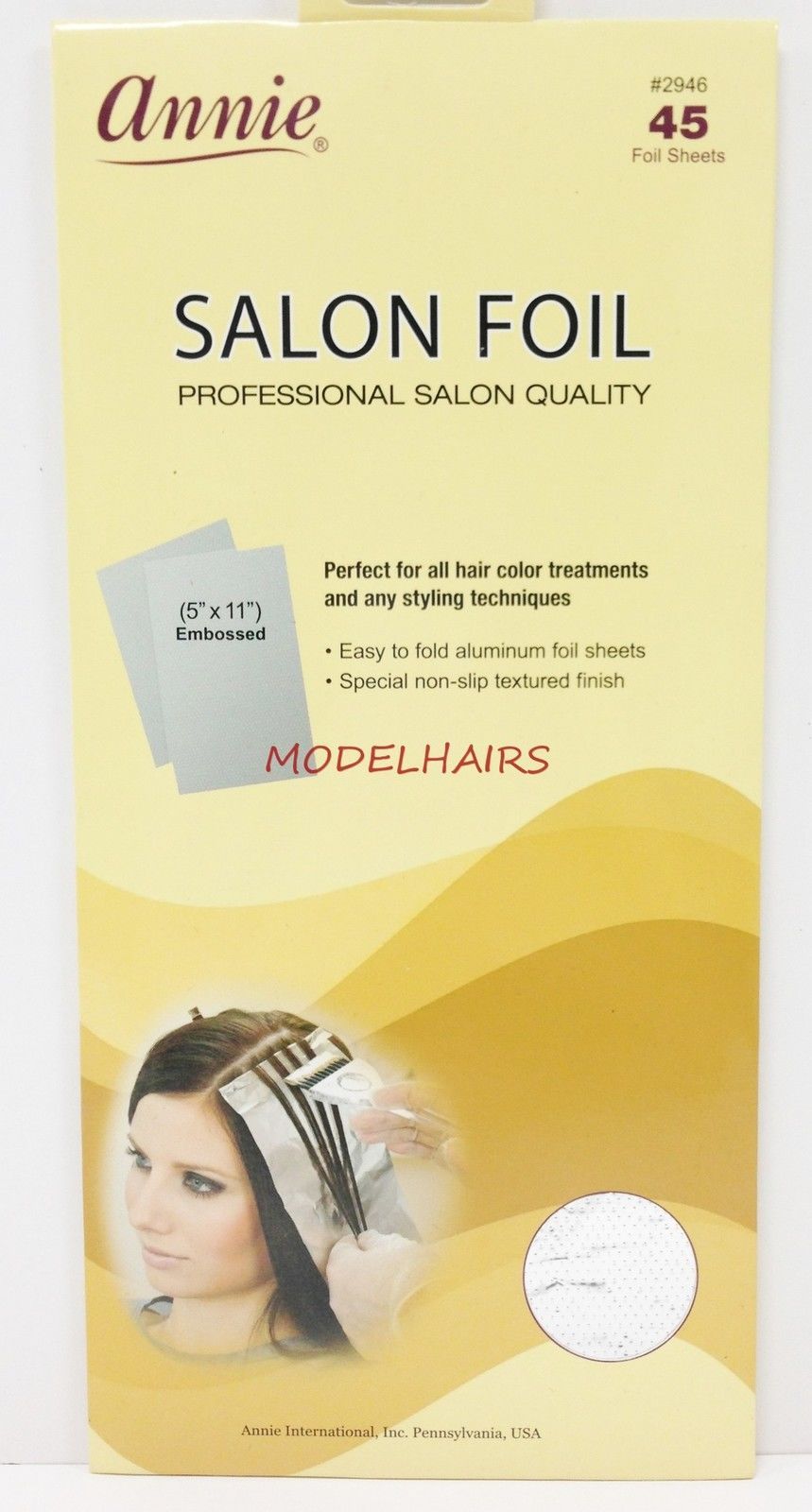 ANNIE SALON FOIL PROFESSIONAL QUALITY PERFECT FOR HAIR COLOR TREATMENTS ... - $2.99