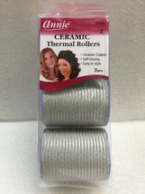 ANNIE CERAMIC THERMAL ROLLERS 2 1/2&quot; #1337 CERAMIC COATED SELF GRIPPING ... - £2.86 GBP