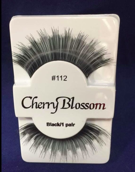 CHERRY BLOSSOM FALSE EYELASHES CHOOSE 1 TO 10 PAIRS OF QTY of  #112 LASHES - £1.48 GBP - £16.50 GBP