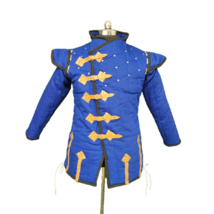 Medieval Protective Armor Gambeson Full Sleeve Cotton Fabric For Jacket ... - £65.42 GBP+