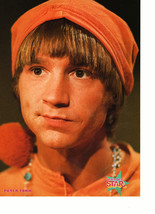 Peter Tork Davy Jones teen magazine pinup clipping Monkees blad head - £2.73 GBP