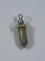 (#204) - LABRADORITE CRYSTAL DOUBLE POINT PENDANT - NEW - $187.57 MXN