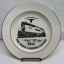 2012 Fort Worth &amp; Western Railroad Commemorative Plate Chaparral #136 Of 450 - £15.36 GBP