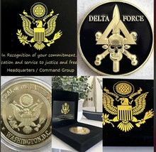 U S Army Delta Force Challenge Coin Usa Amy - £17.40 GBP