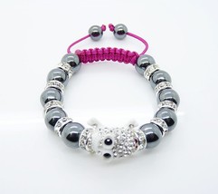 European Style Charm Bracelet Murano glass beads 4b - £20.29 GBP