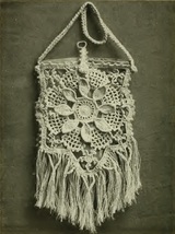 VENETIAN Bag / PURSE. Vintage Crochet Pattern for a Handbag. PDF Download - £1.95 GBP