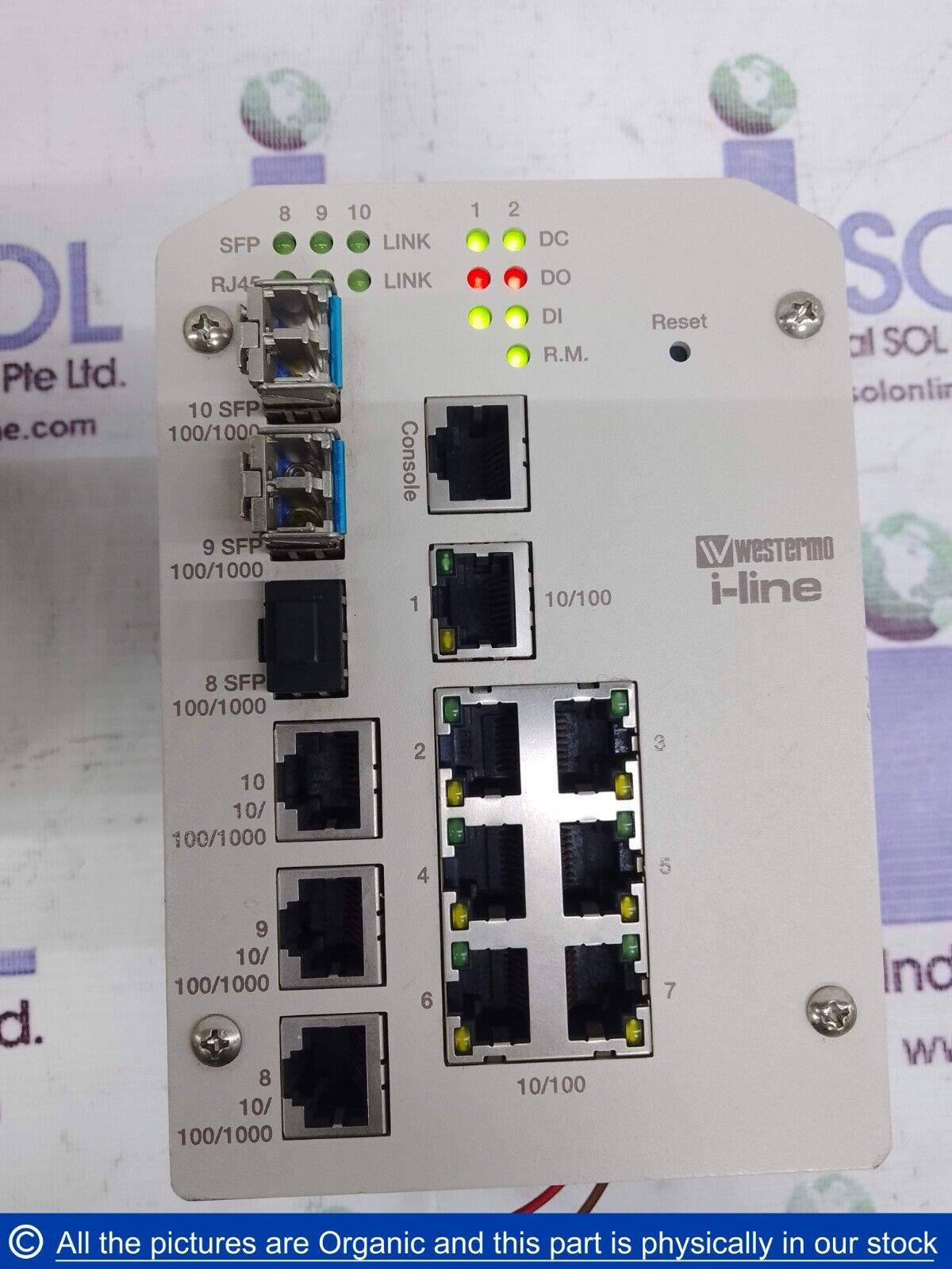 Westermo MDI-110-F3G Industrial Gigabit Switch i-Line 3624-0210 HW Ver. 2.2 - $799.00