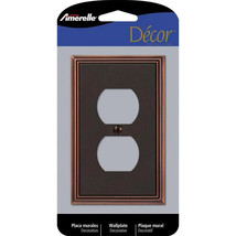 Duplex Toggle Wallplate, Screw-In, Aged Bronze - AMERELLE 77DDB Metroline - $0.99