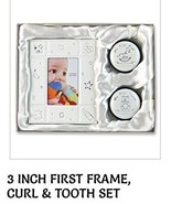 3 INCH FIRST FRAME, CURL &amp; TOOTH SET - £9.58 GBP