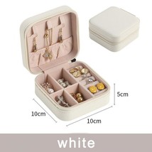 10pcs/lot PU Leather Jewelry Organizer Portable Jewelry Storage Box Case Boxes B - £106.03 GBP