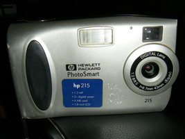 HP PhotoSmart 215 1.3 MP Digital Camera - Metallic silver - $11.79