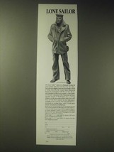 1989 U.S. Historical Society Ad - Lone Sailor Sculpture by Stanley Bleifeld - $18.49